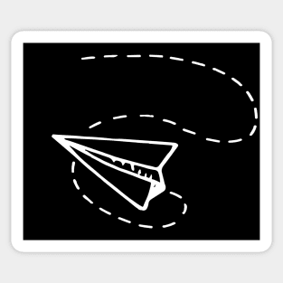 Paper Airplane Sticker